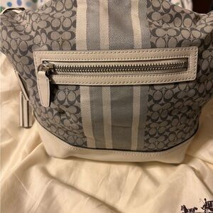 Coach Legacy Signature Stripe Duffle